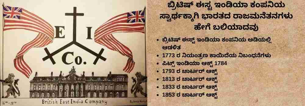 ಬ್ರಿಟಿಷ್ ಈಸ್ಟ ಇಂಡಿಯಾ ಕಂಪನಿ - studykarnataka.com